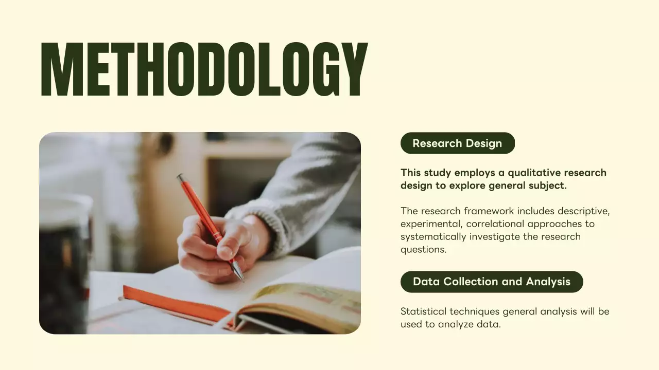 Beige Professional Thesis Document Presentation