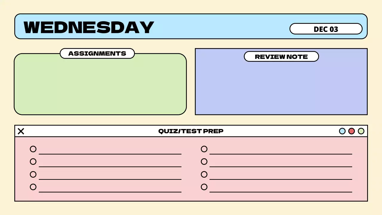 Beige Simple Class Agenda Presentation