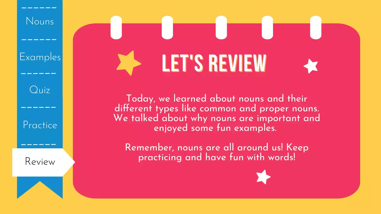 Pink Playful Grammar Guide Presentation