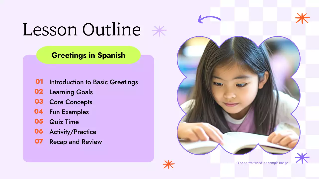 Purple Modern Spanish Course Presentation