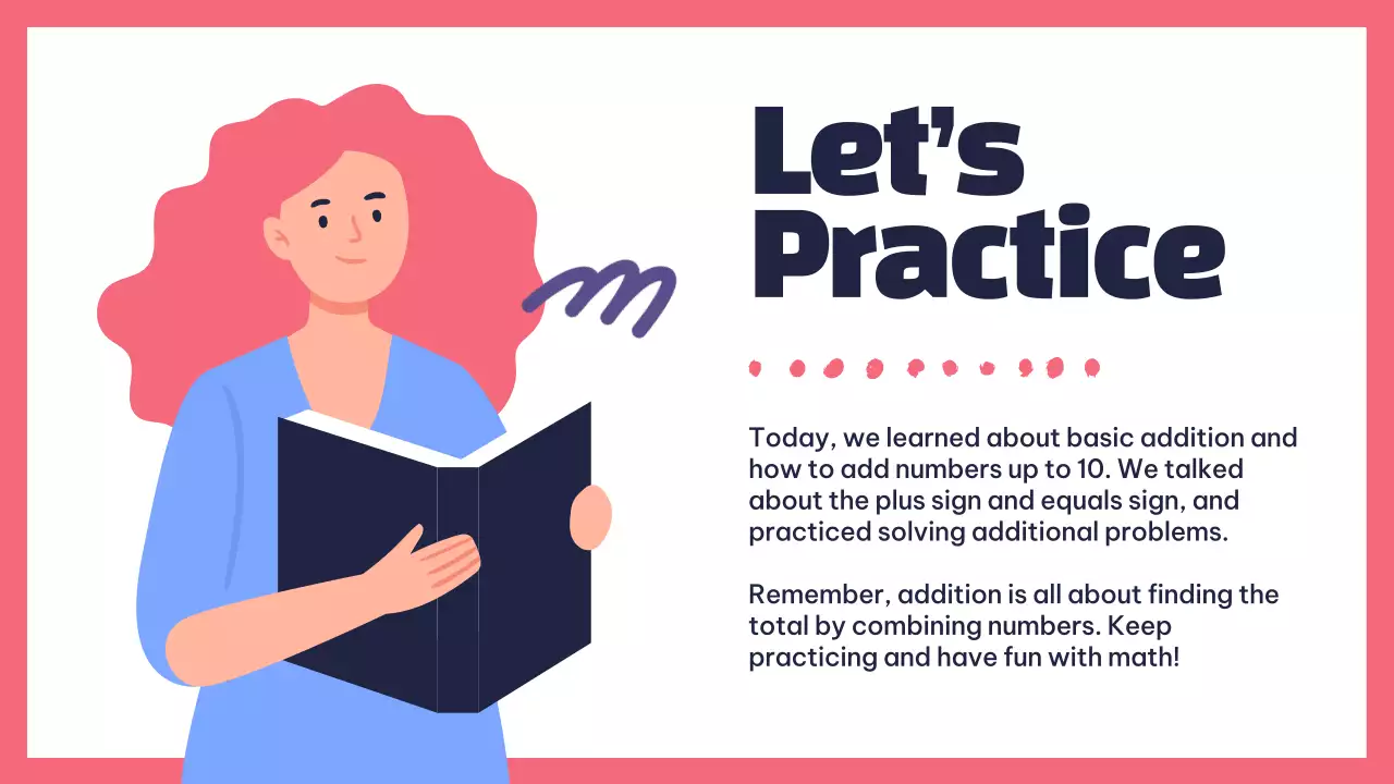 Pink Simple Math Course Presentation