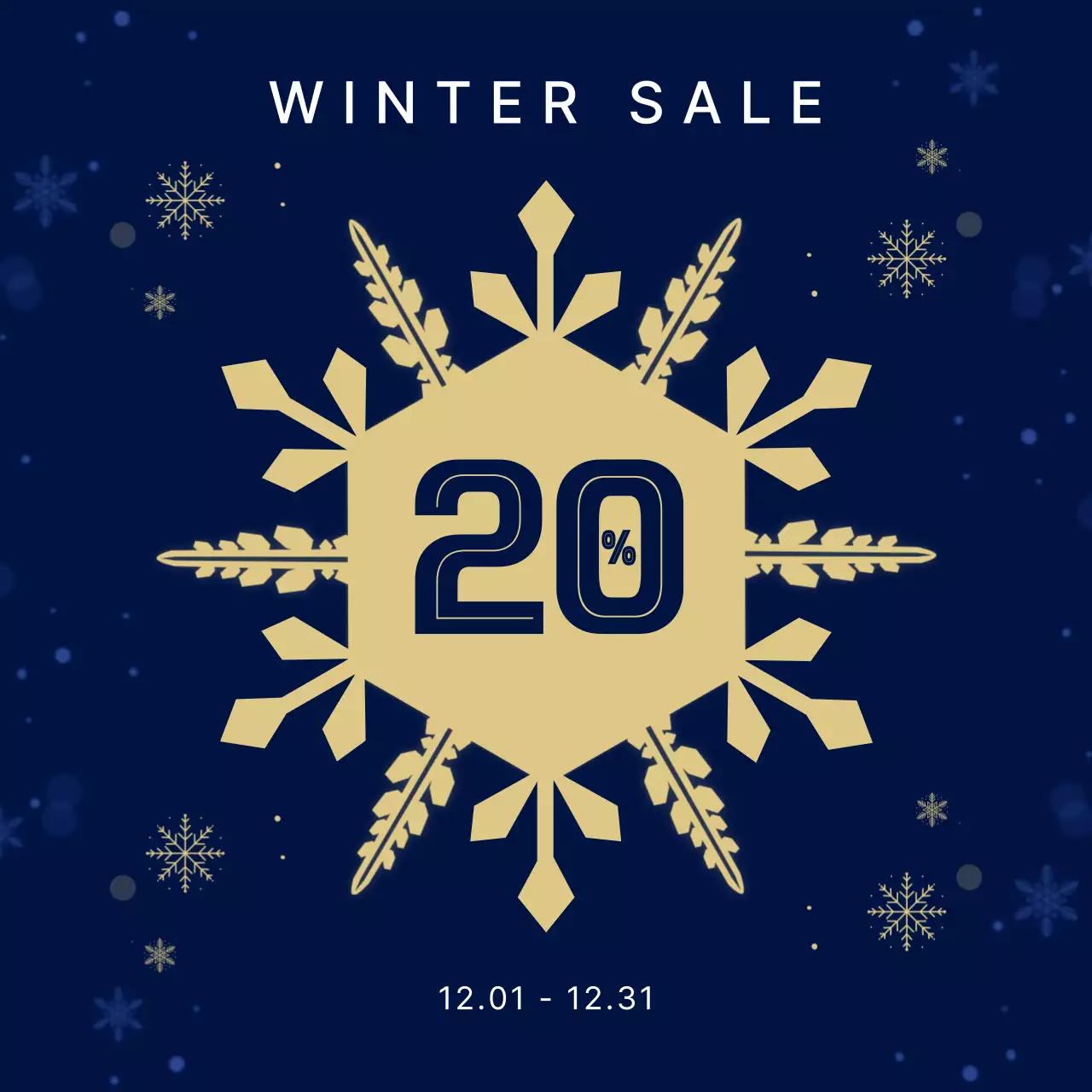 남색 심플 세일 이벤트