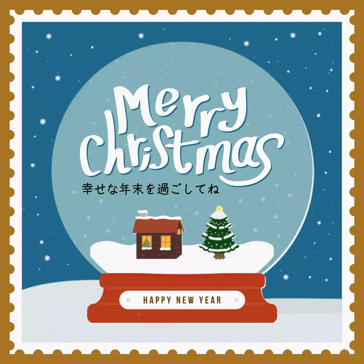 赤 オシャレ クリスマス カード Instagram カルーセル