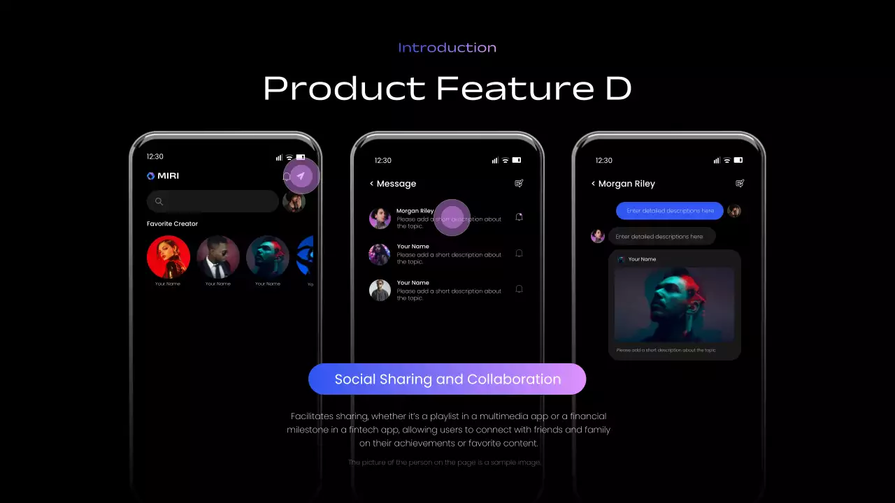 Black Modern Mobile App Guide Presentation
