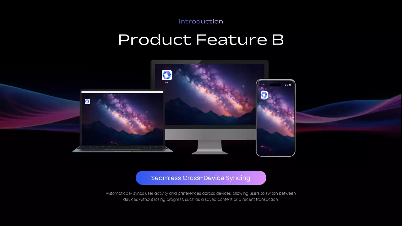 Black Modern Mobile App Guide Presentation