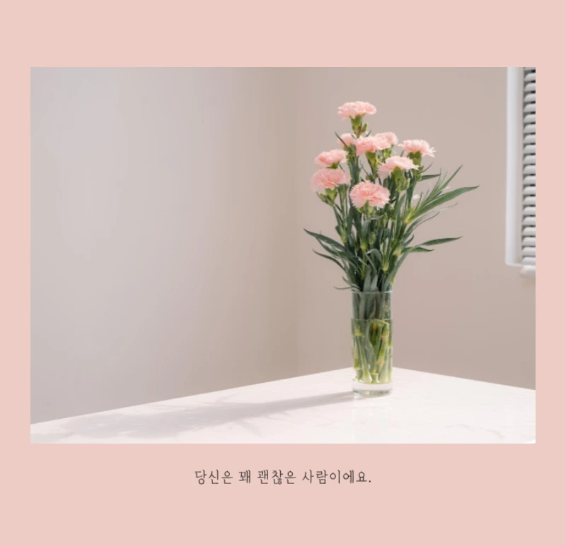 화이트 깔끔한 보테니컬 자연