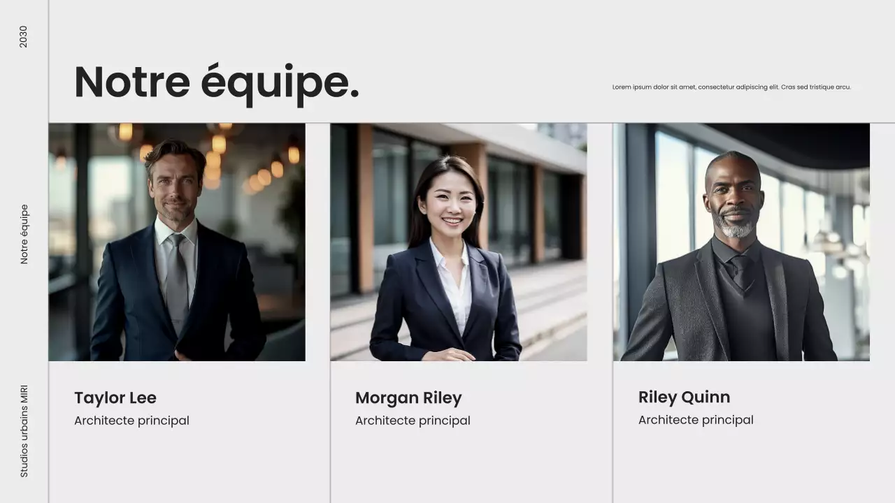 portefeuille d'architecture moderne grise