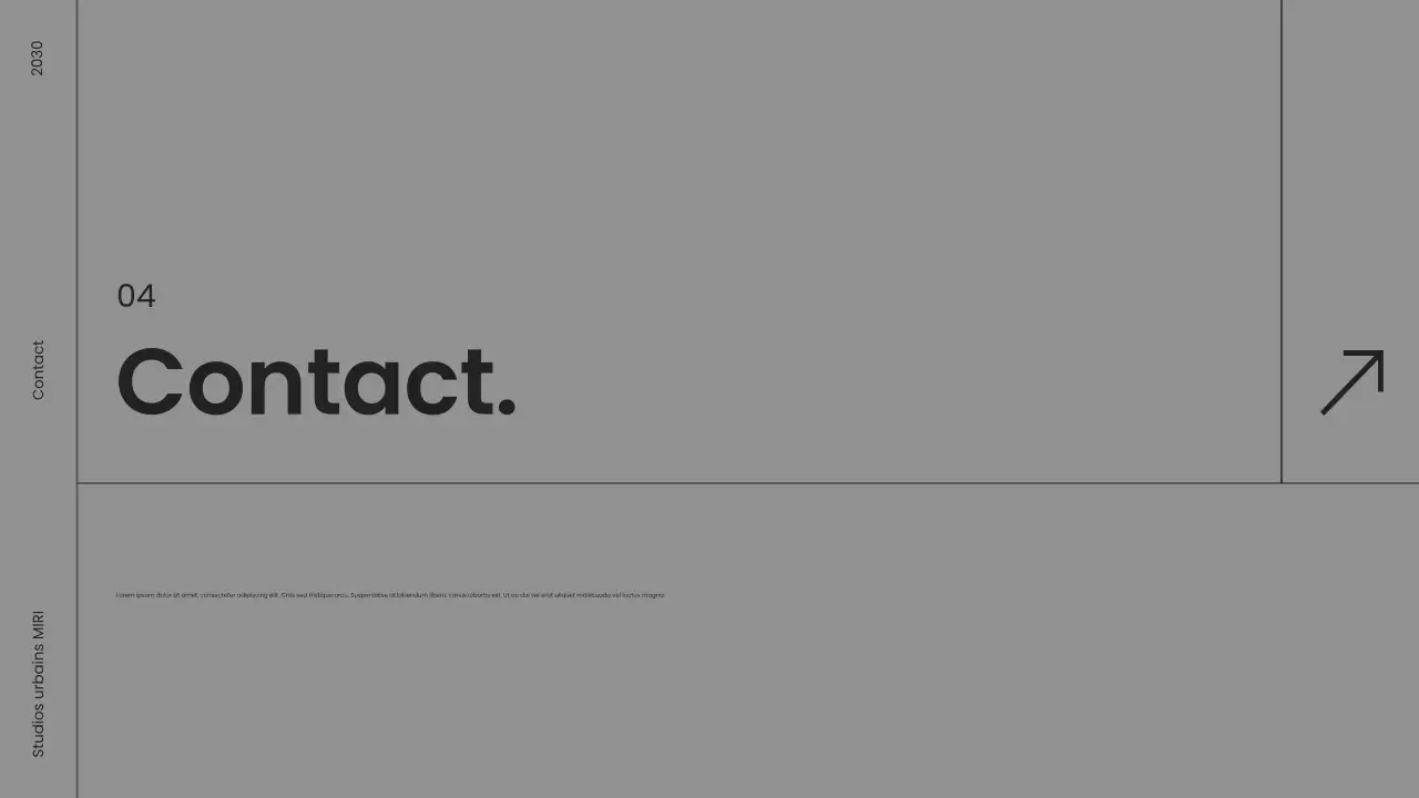 portefeuille d'architecture moderne grise