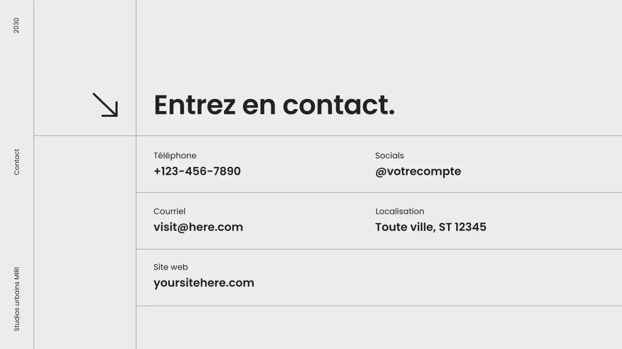 portefeuille d'architecture moderne grise