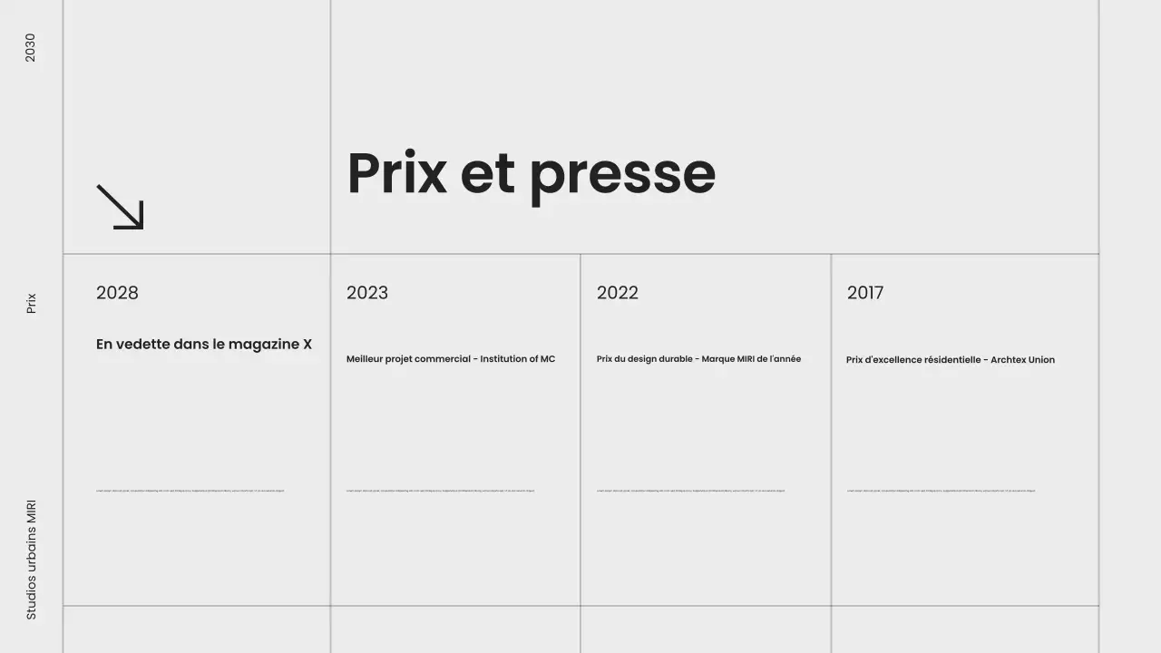 portefeuille d'architecture moderne grise