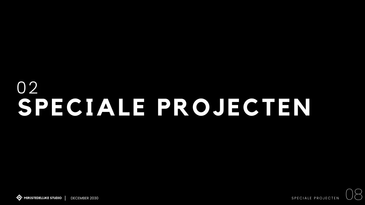 Presentatie portfolio moderne minimalistische architectuur