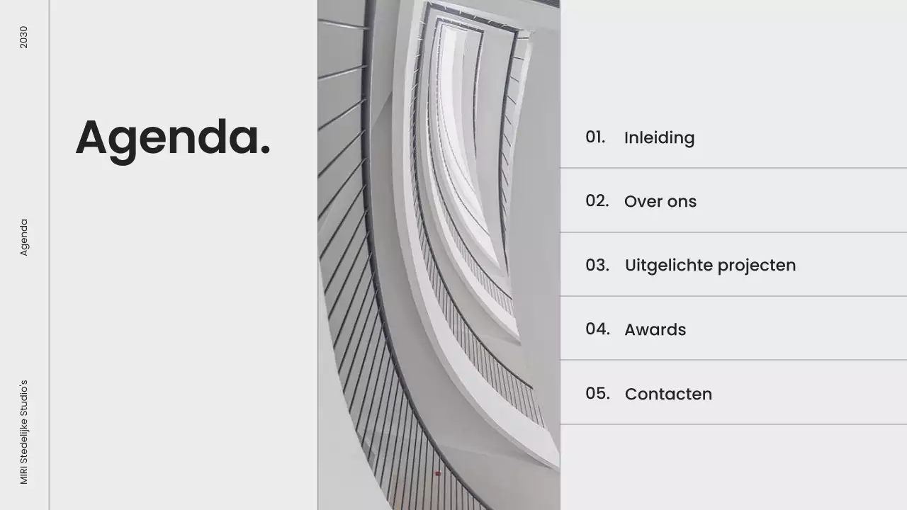 portfolio grijze moderne architectuur