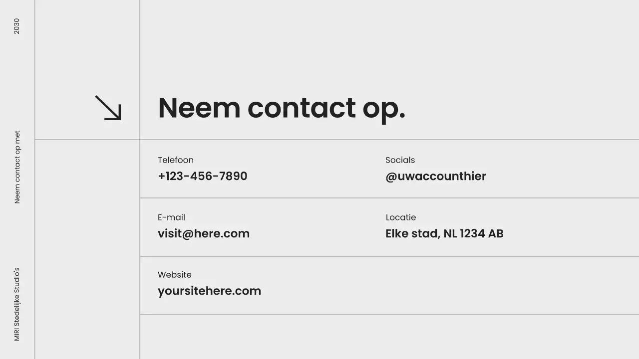 portfolio grijze moderne architectuur