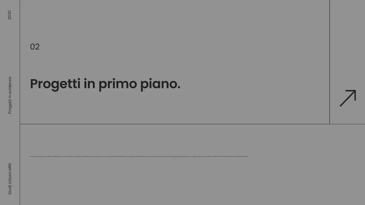 portfolio di architettura moderna grigia