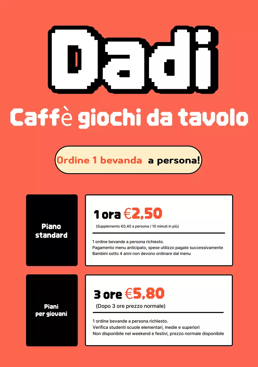 Promuovete il vostro bar per giochi da tavolo retrò di colore blu chiaro