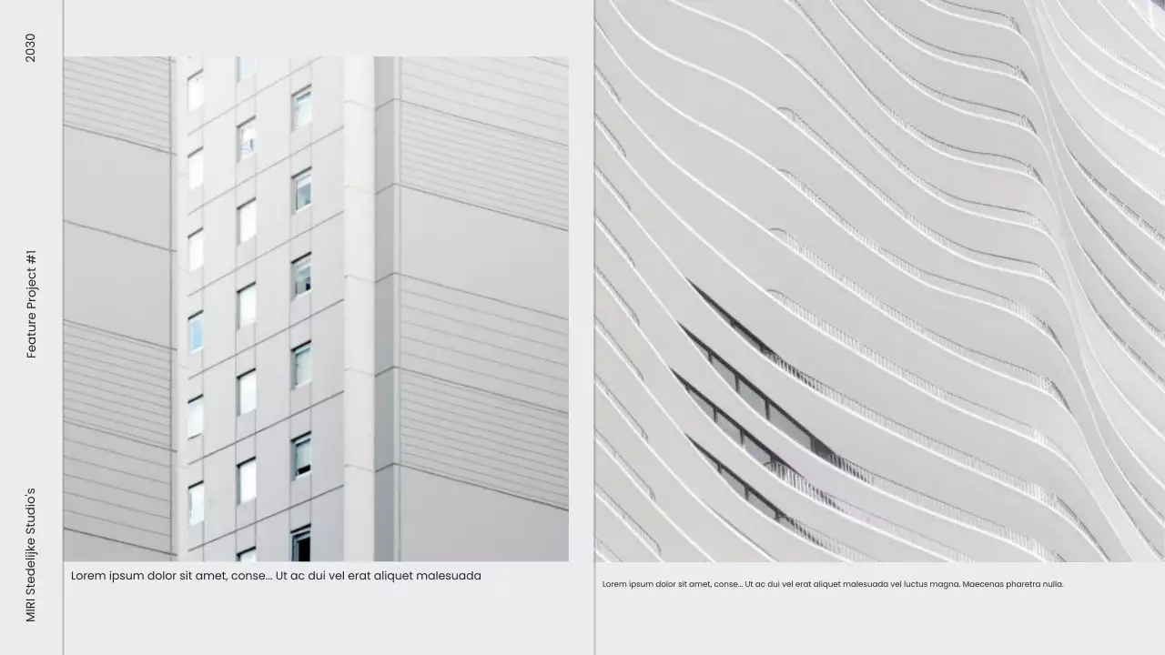 portfolio grijze moderne architectuur