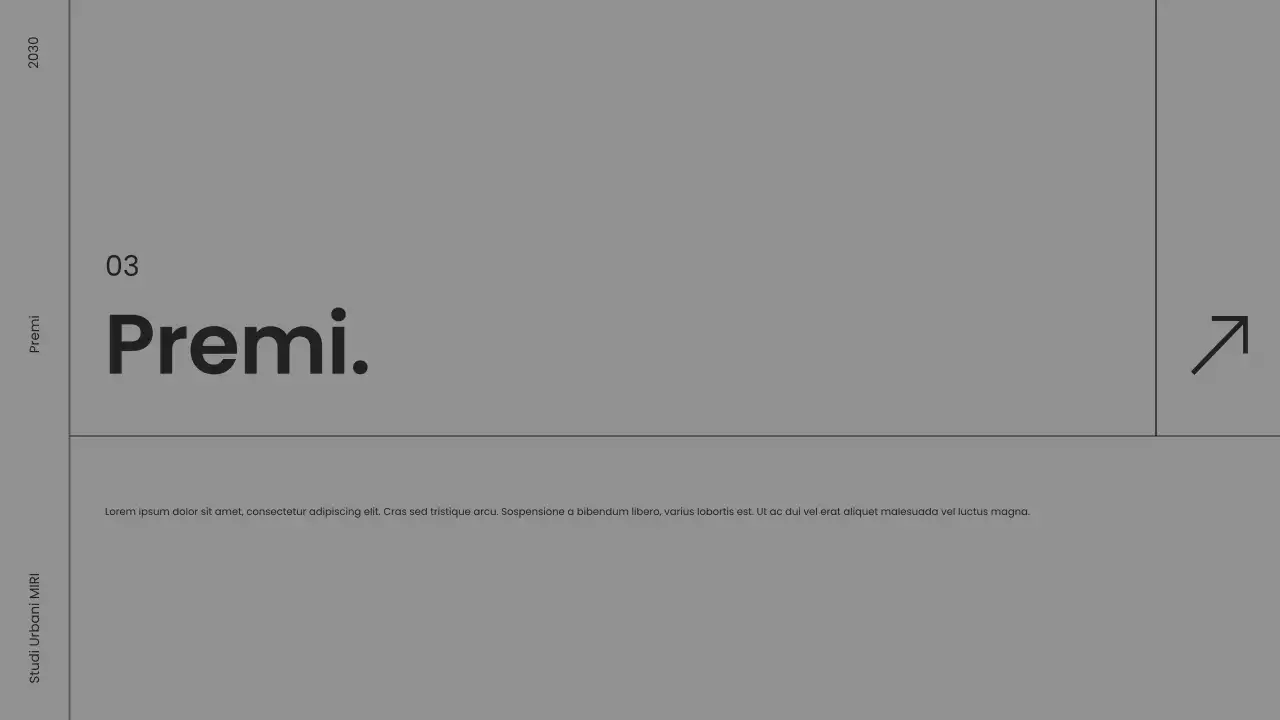 portfolio di architettura moderna grigia