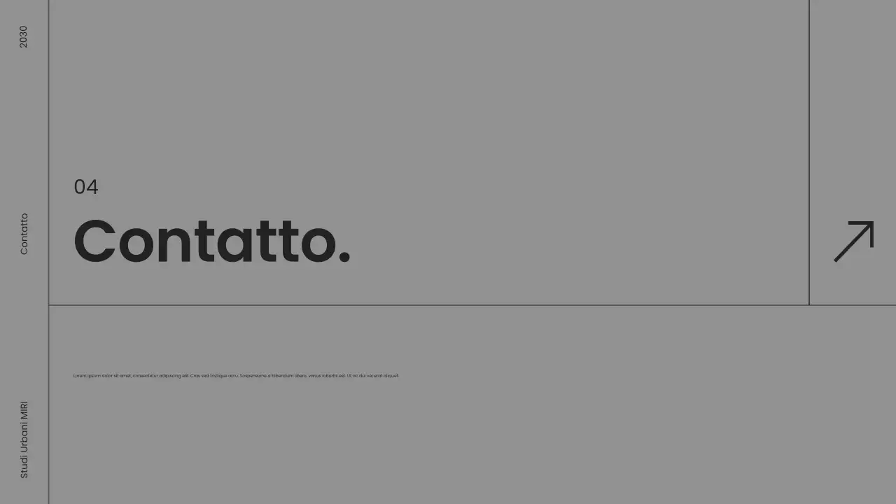 portfolio di architettura moderna grigia