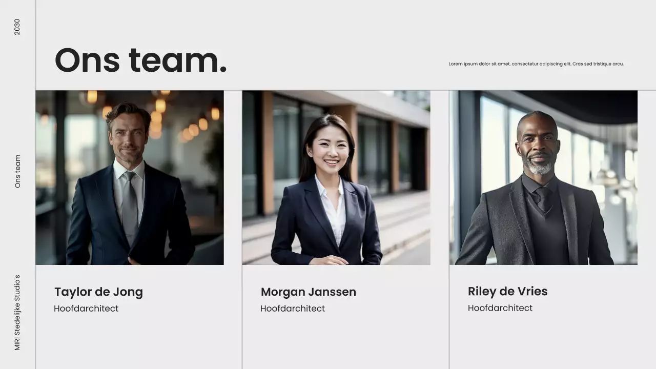 portfolio grijze moderne architectuur