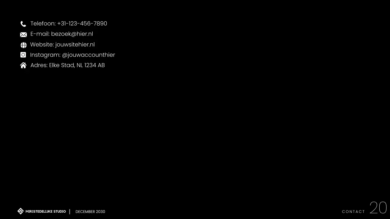 Presentatie portfolio moderne minimalistische architectuur