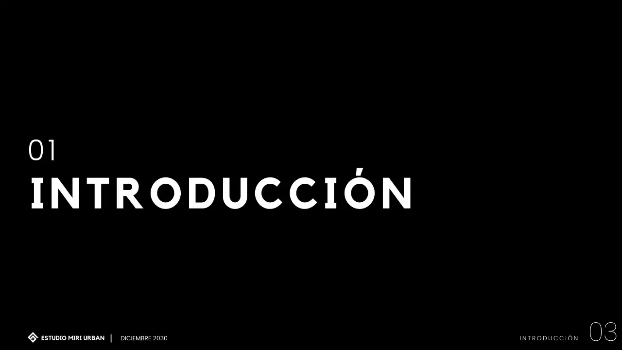 Presentación de la cartera de arquitectura minimalista moderna