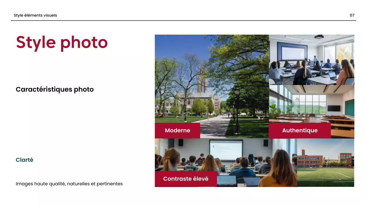 ligne directrice de la marque red professional