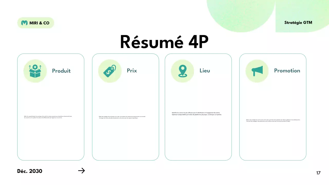 plan de stratégie verte et moderne
