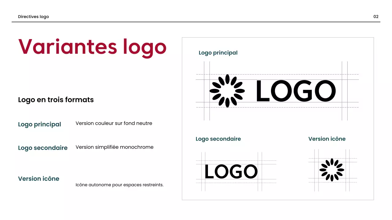 ligne directrice de la marque red professional