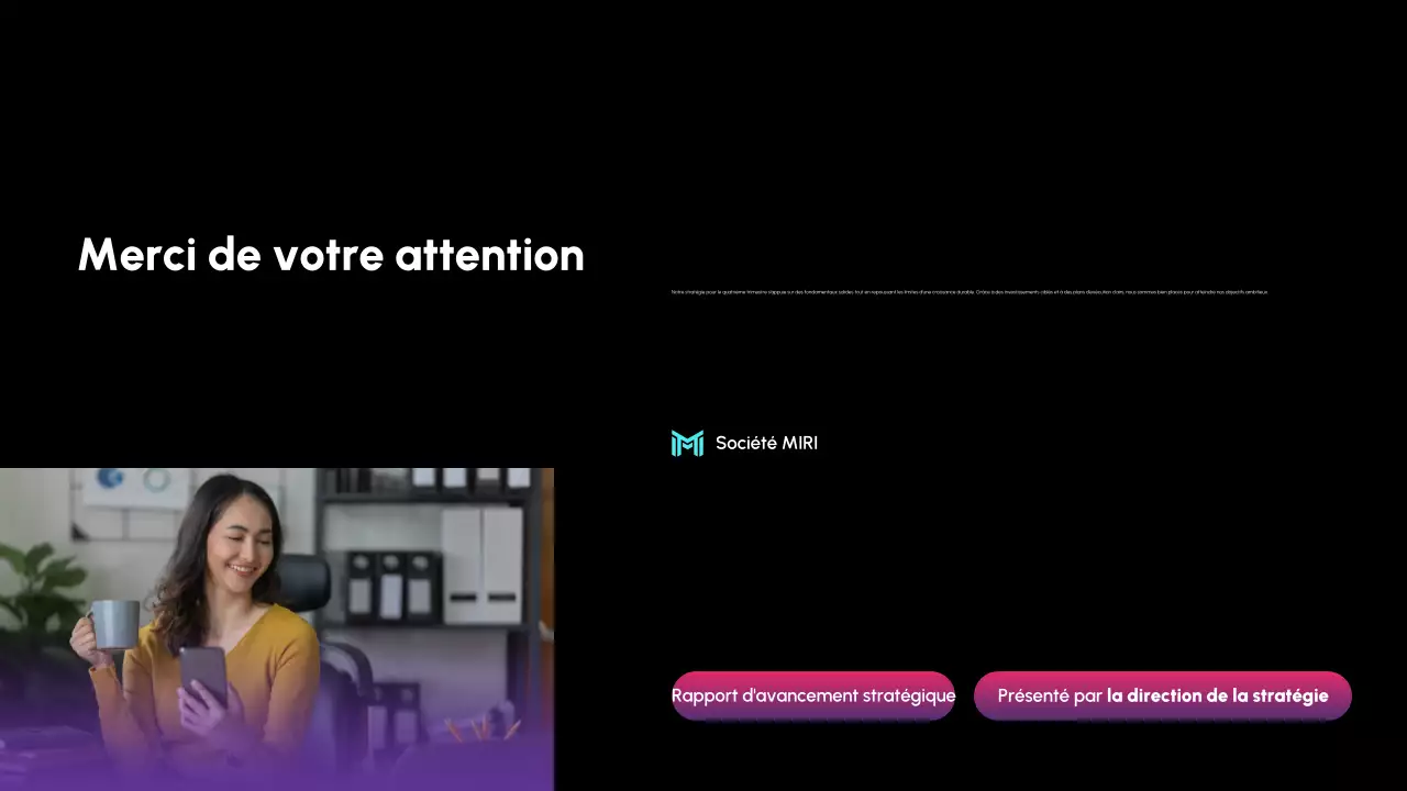 rapport d'activité moderne noir