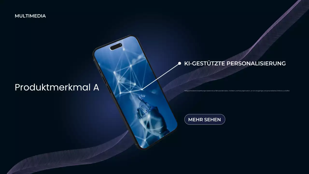 Navy Modern Mobile Application Einführung