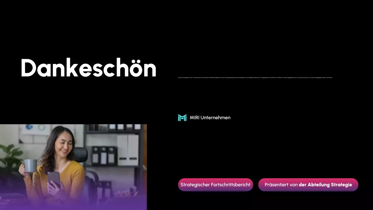 black modern business report