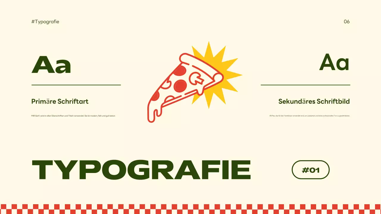 beige retro Markenleitfaden