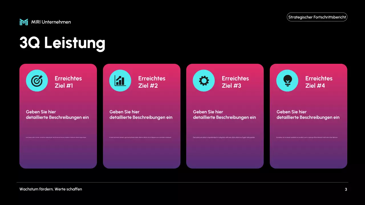 black modern business report