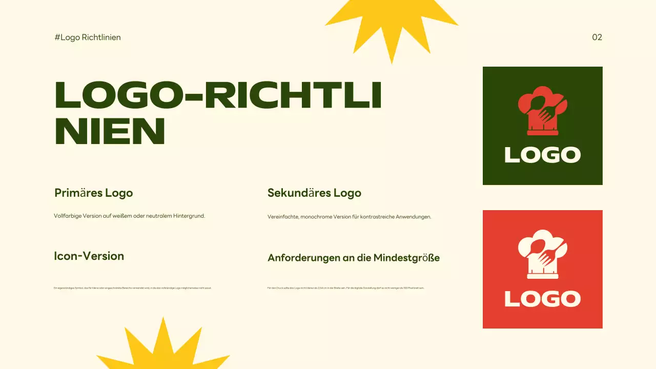 beige retro Markenleitfaden