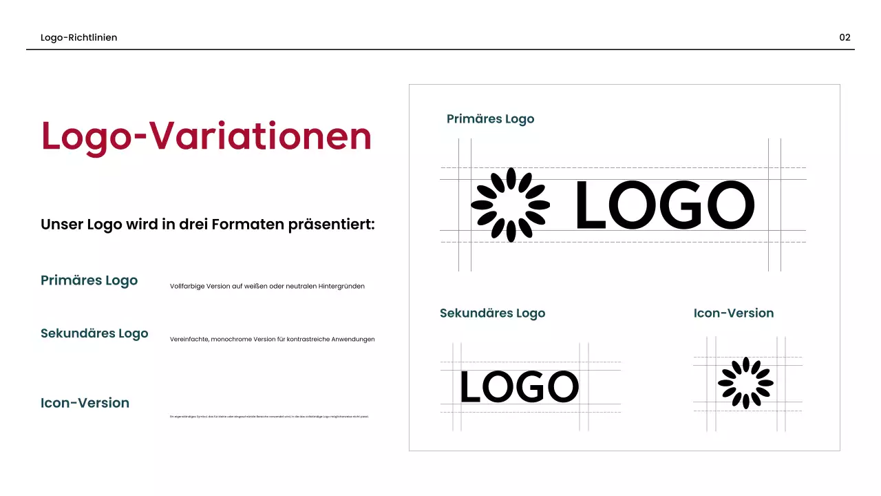 red professional Markenleitfaden