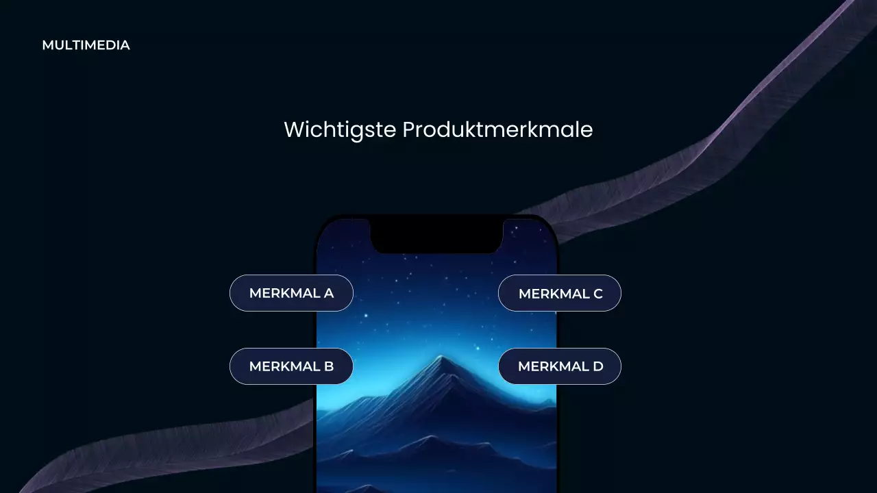 Navy Modern Mobile Application Einführung