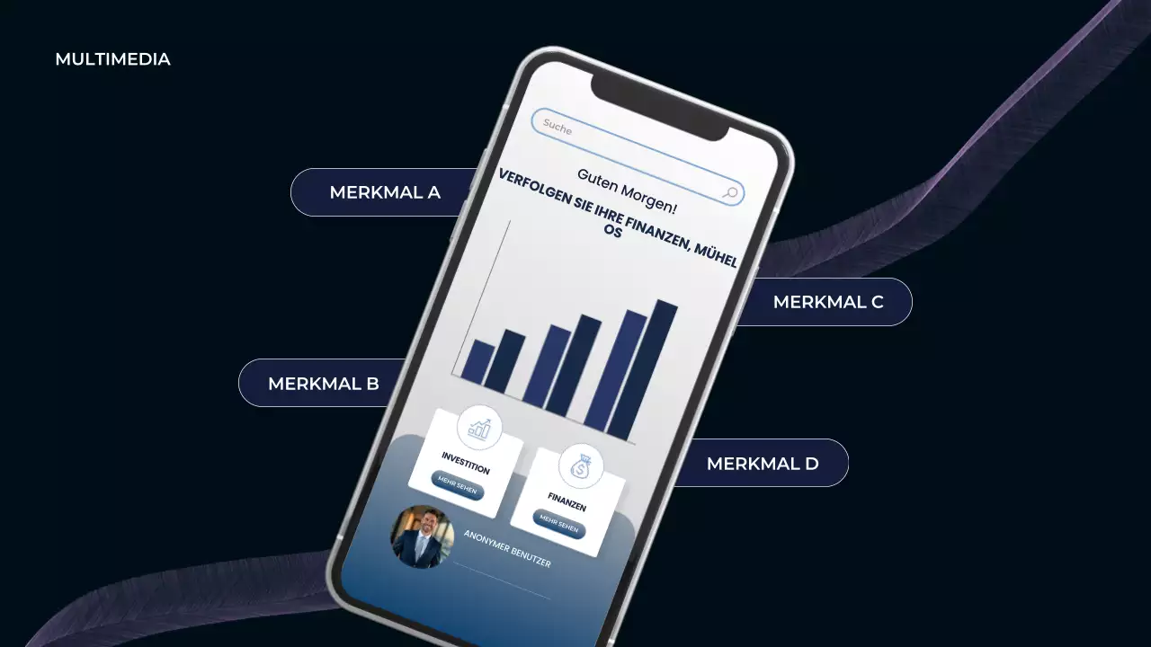 Navy Modern Mobile Application Einführung