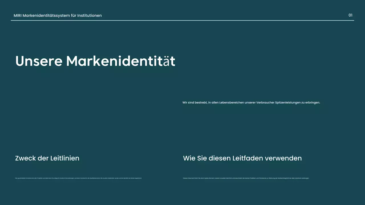 red professional Markenleitfaden