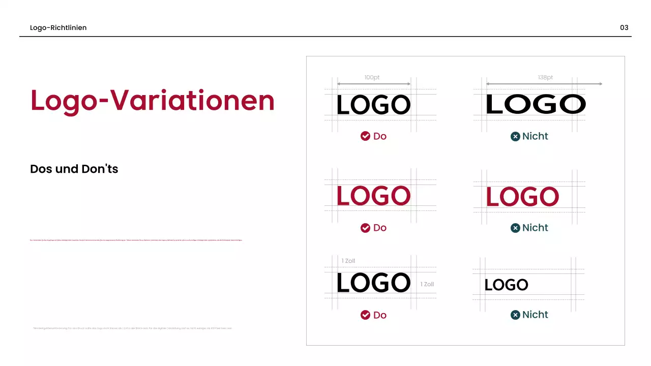 red professional Markenleitfaden