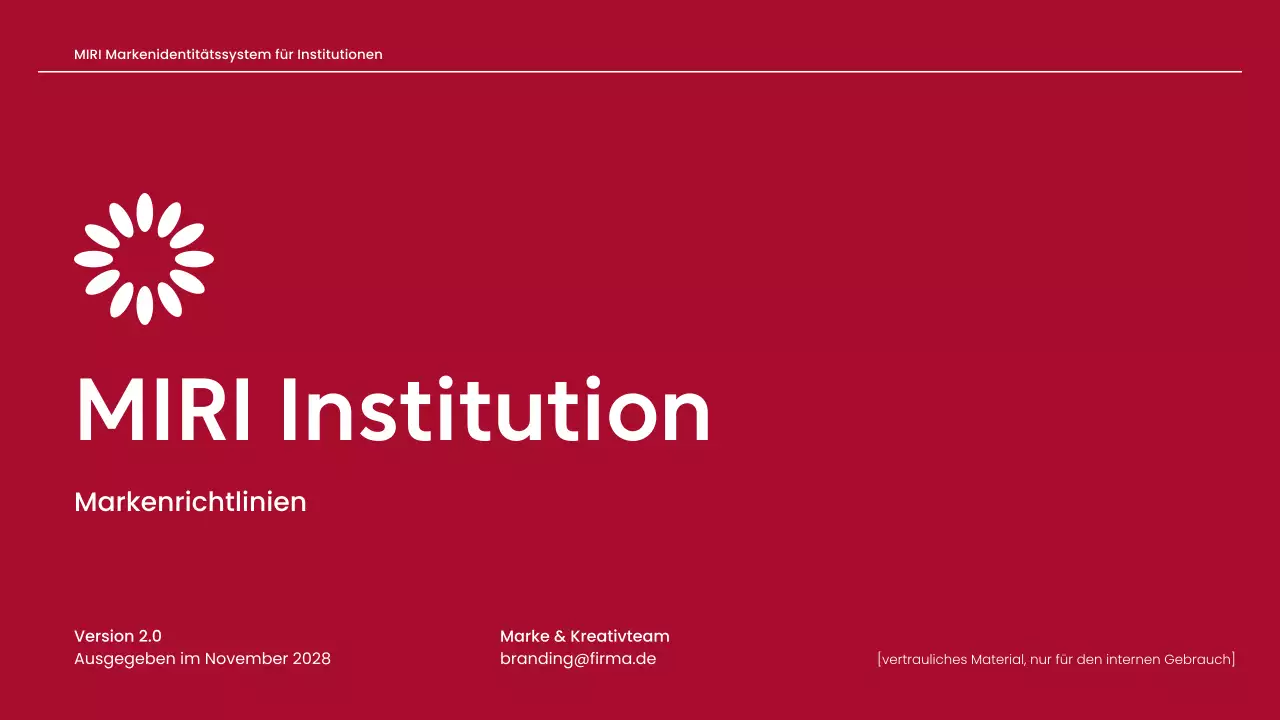 red professional Markenleitfaden