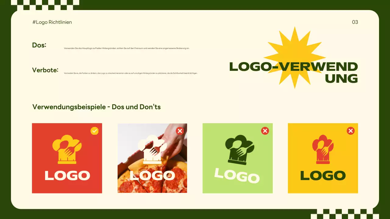 beige retro Markenleitfaden