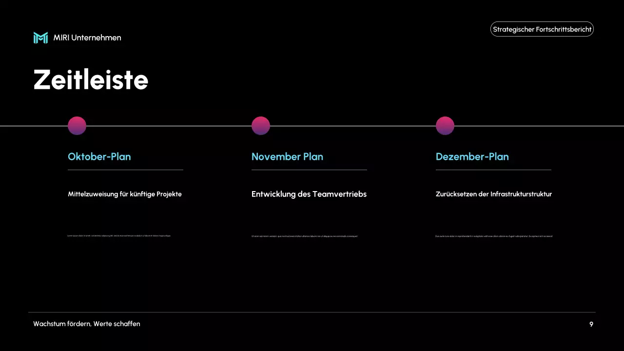 black modern business report