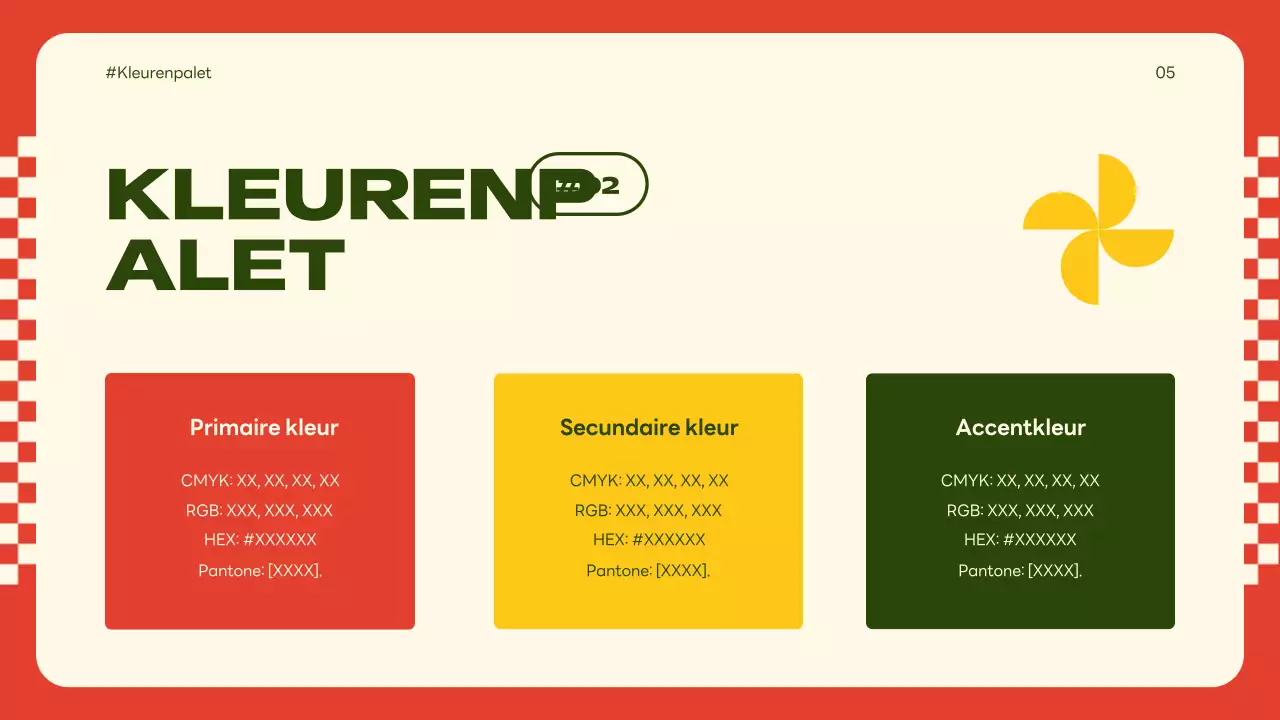 beige retro merkrichtlijn