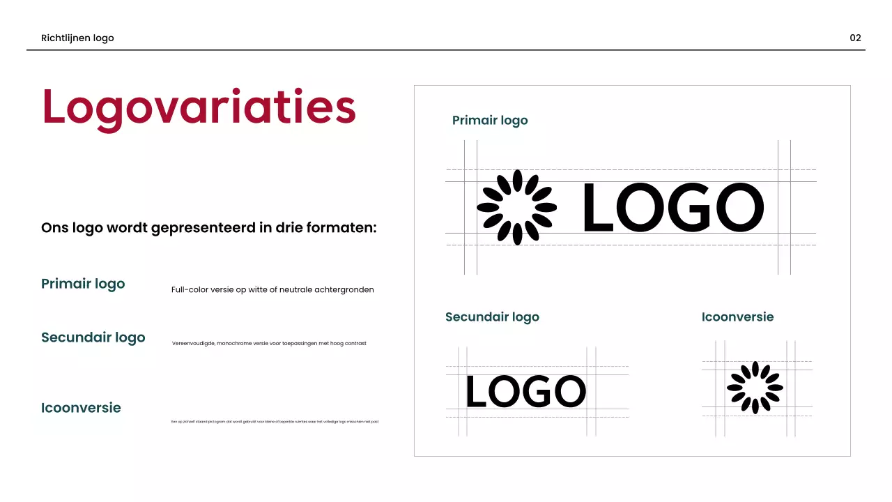 rode professionele merkrichtlijn