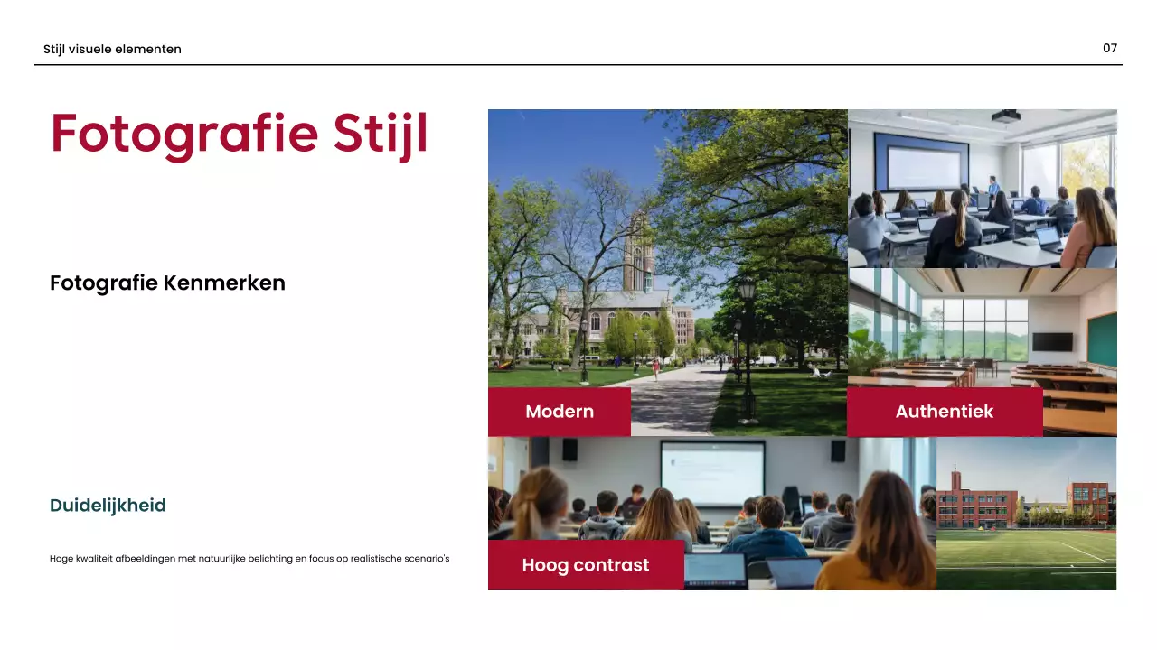 rode professionele merkrichtlijn