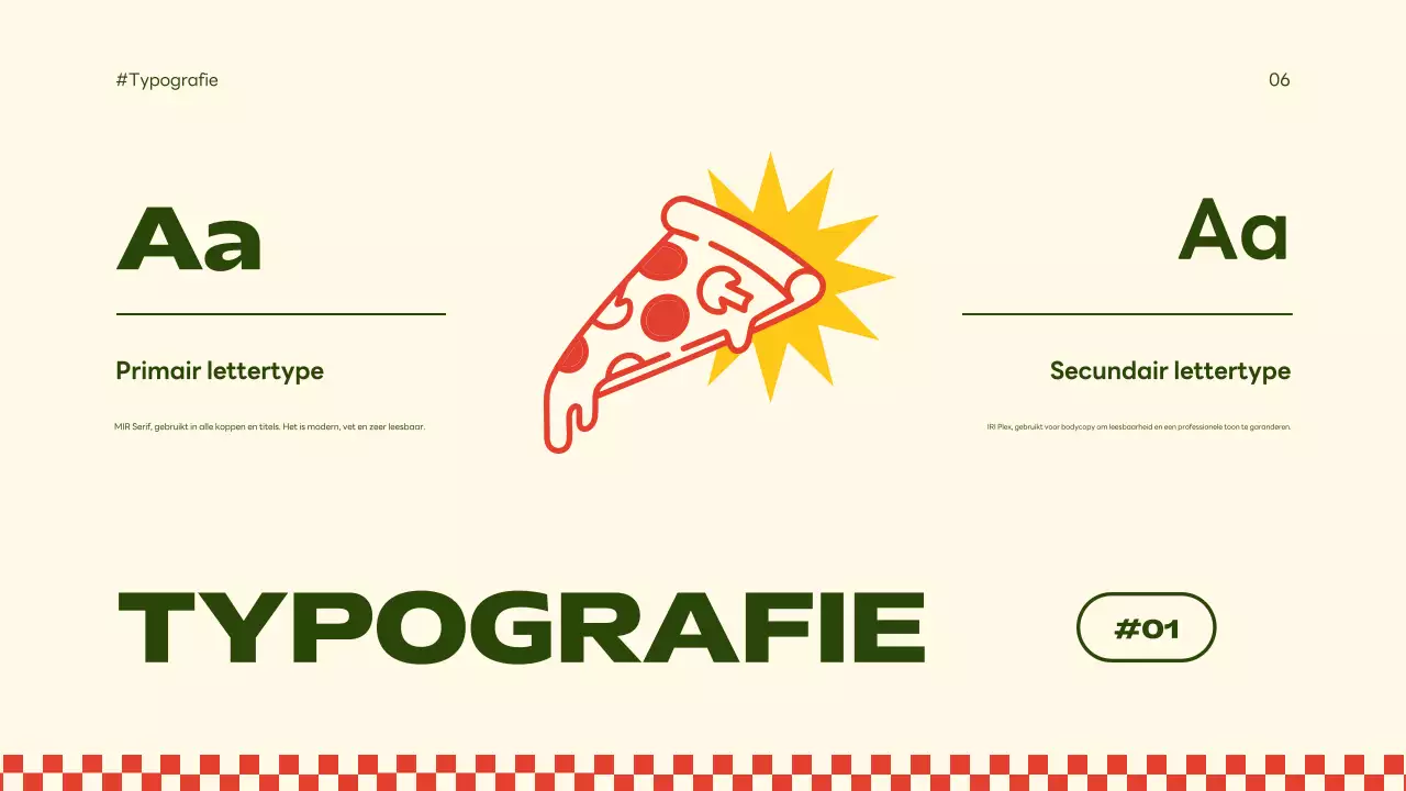 beige retro merkrichtlijn