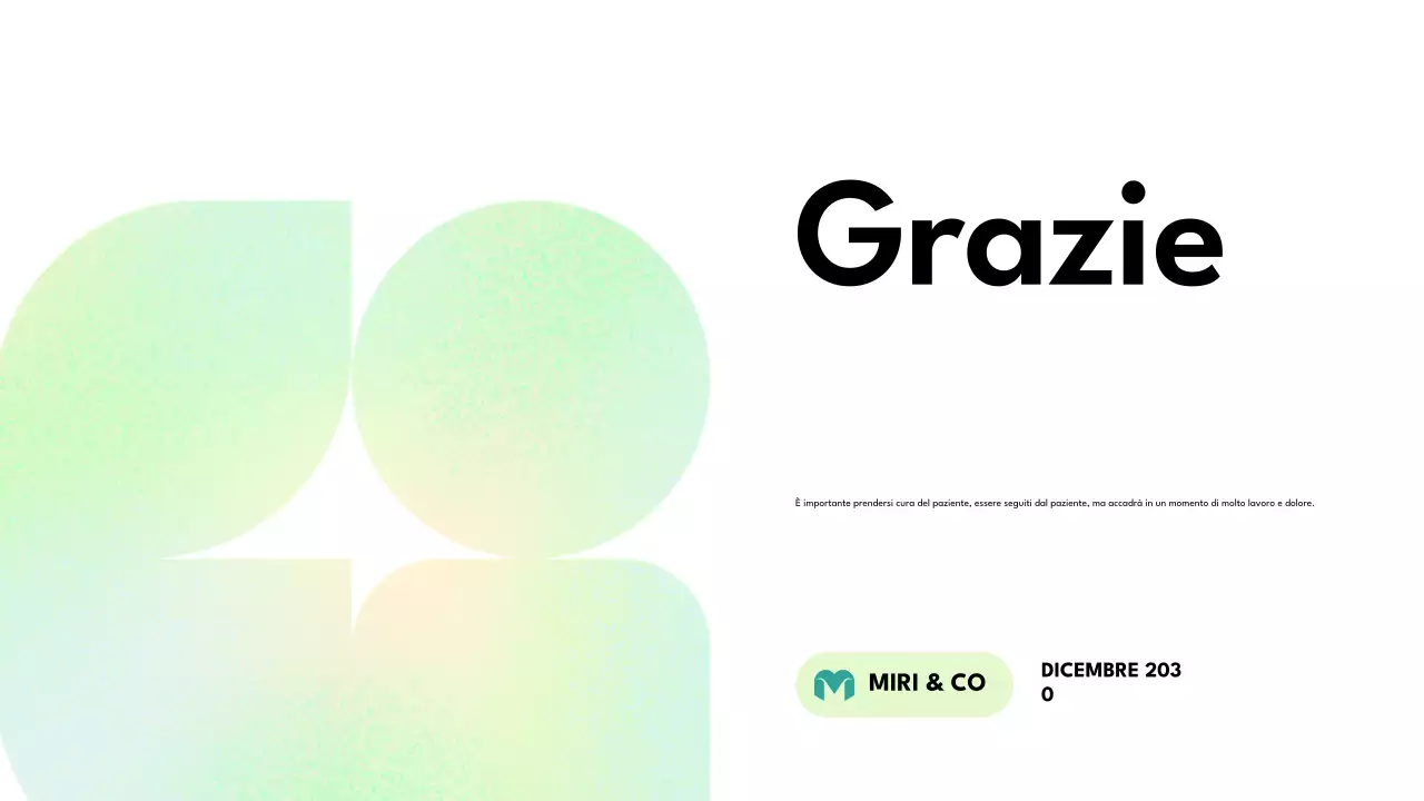 piano strategico verde moderno