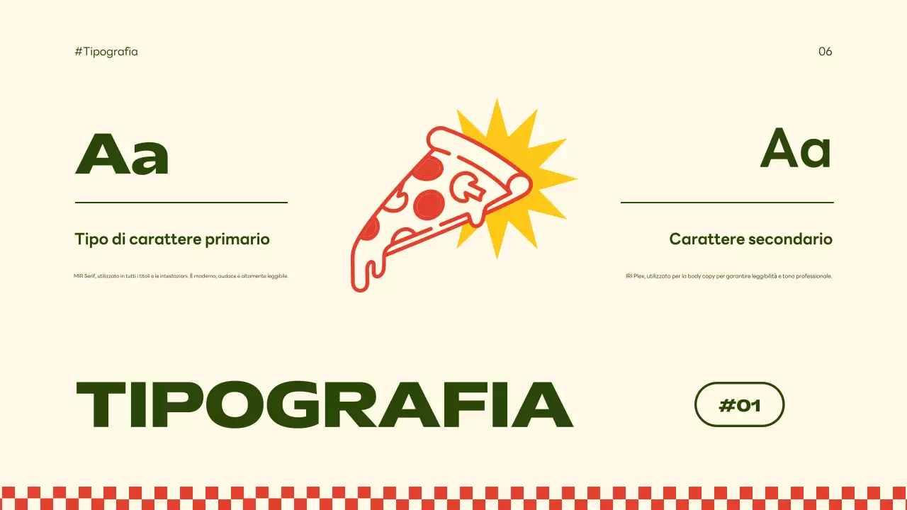 linea guida del marchio retro beige