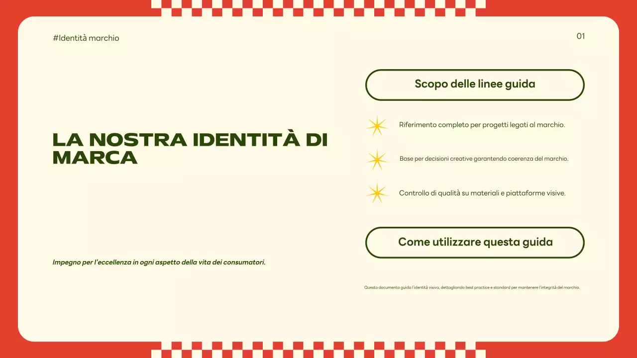 linea guida del marchio retro beige