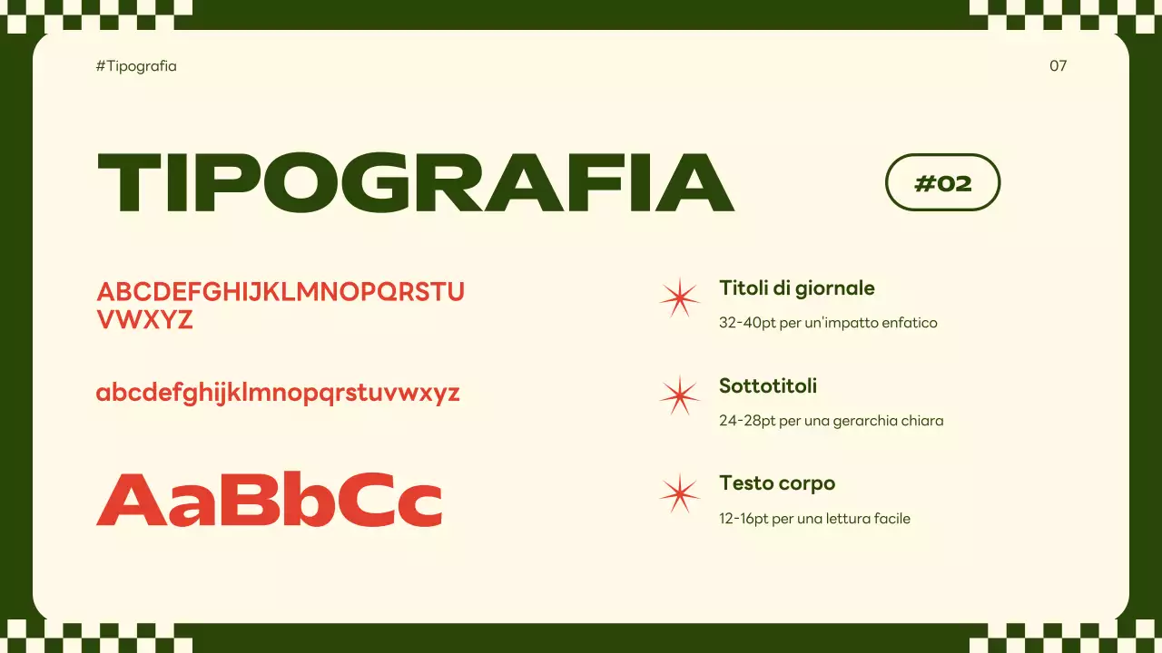 linea guida del marchio retro beige